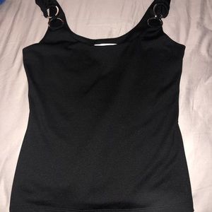 Black and white tank